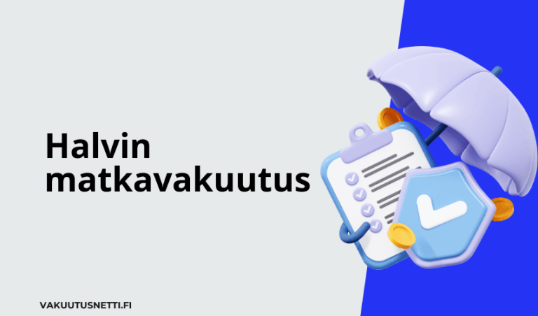 Halvin matkavakuutus